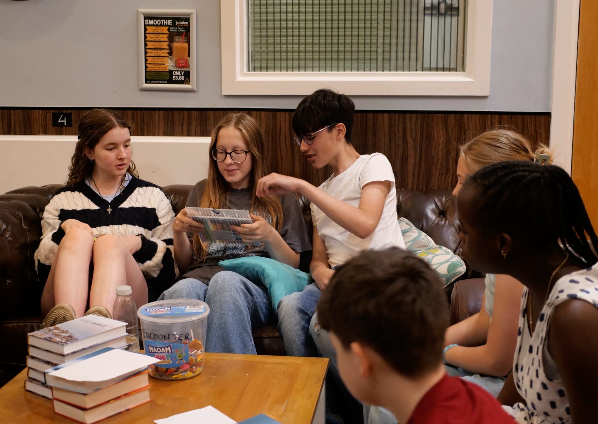 Young people at an Encounter group session