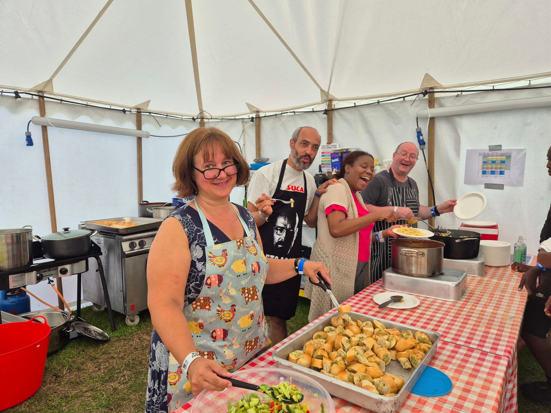 Volunteers serving together at Croydon Jubilee Church
